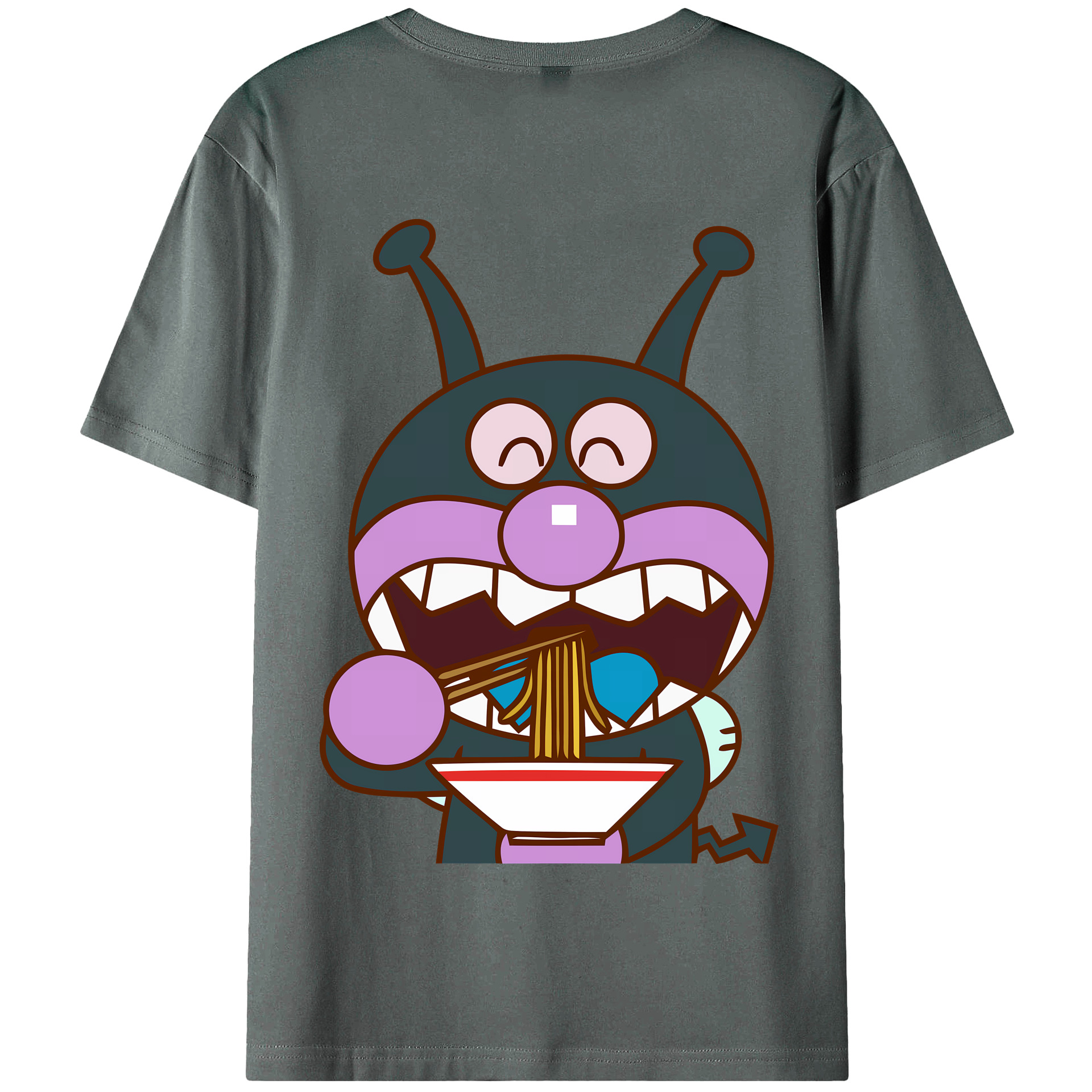 （画像用） アンパンマン Anpanman 綿100％半袖Tシャツ（背面プリント）